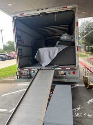 Moving furniture to new location