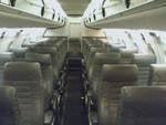 Interior of commuter Jet...