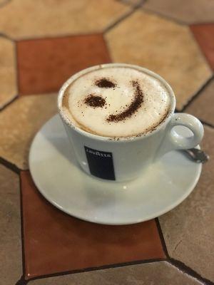 Happy cappuccino