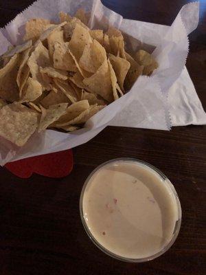 Chips and Queso from the 1916 Bar & Bistro locates in the same building.