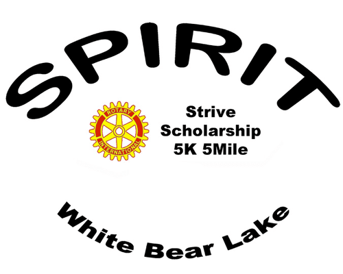 Spring Run, 5K or 5 Mile for Saturday in April.  WhiteBearRotary.org for more information.