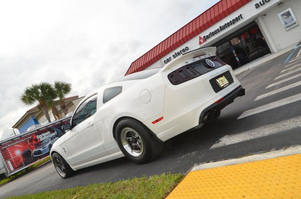 Our custom built Shelby GT500 Mustang has been built in house and pushes around 800 horsepower to the wheels. Come check it out!