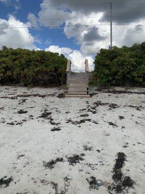 Beach entrance