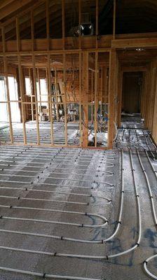 Radiant heat in flooring