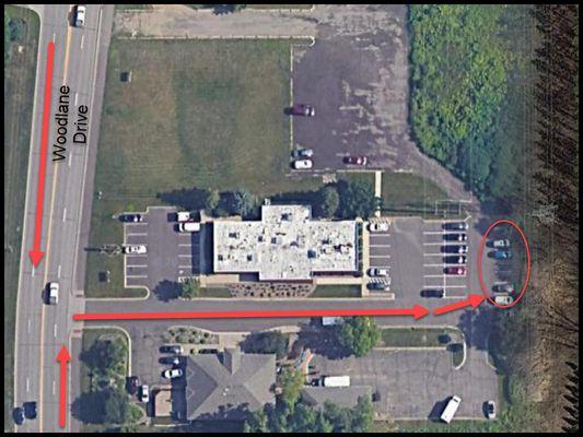 COVID-19 Woodbury Parking Map