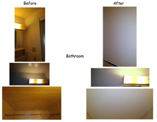 Before and After Pictures of a Bathroom