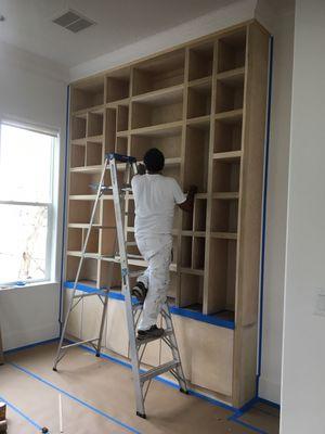 Painting bookcase