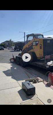 Asphalt Surfacing Towing my vehicle to the middle of the street and leaving it there.