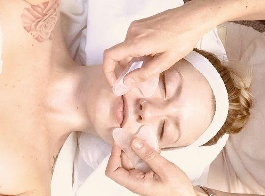 The Gua Sha Rose Quartz Facial