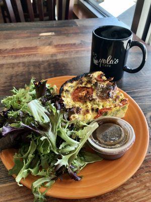 Seasonal Veggie Frittata with Greens