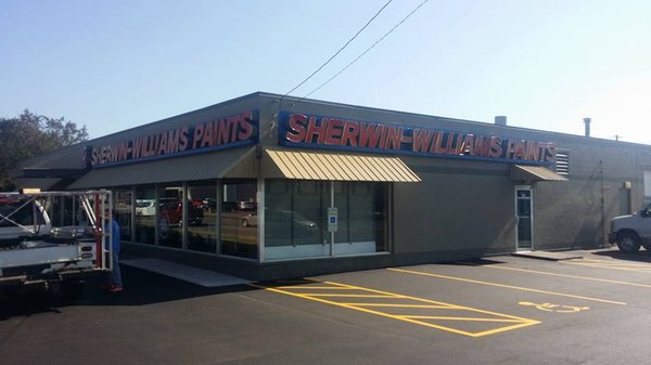 Aluminum framed awning covered with pro-rib steel