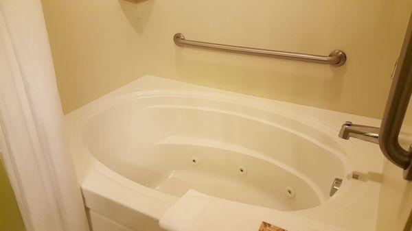 Jacuzzi Tub in One of the Master Suites in Our Unit at Royal Dunes