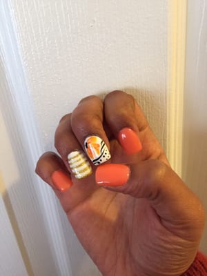 Nails by Jenny love this color and design !