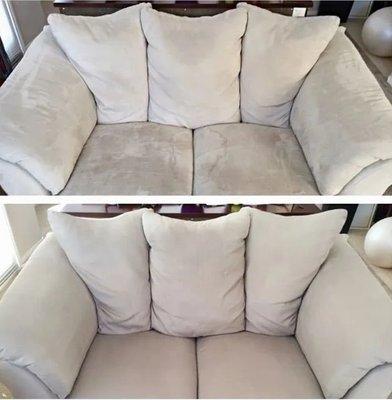 Upholstery Cleaning (Before/After)