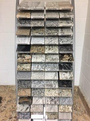 Granite samples from our shop