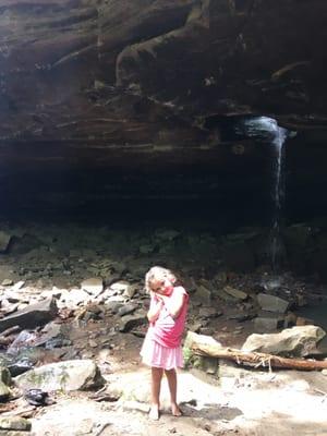 Glory Hole waterfall, Northern Arkansas.