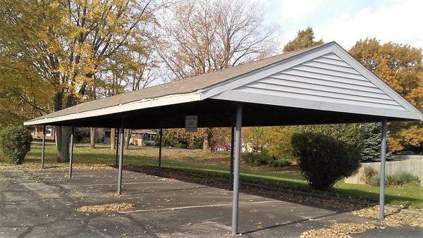 Covered carports!