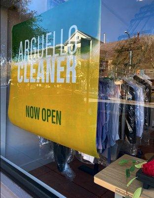 Arguello Cleaners is a new dry cleaners at 57 Clement specializing in Alterations and Dry Cleaning.