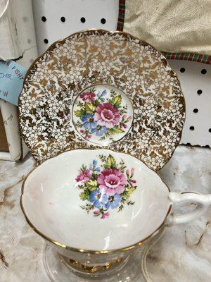 Old Teacup and Saucer