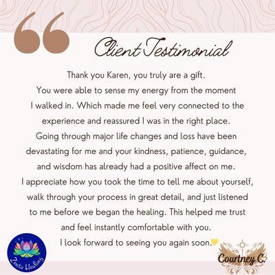 Client Testimonial