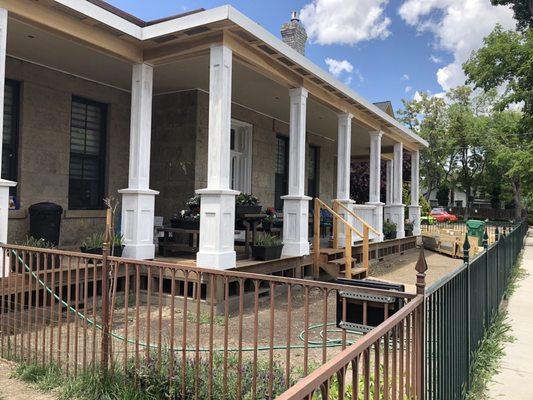 Monday, June 3, 2019: front of the historic Abraham Curry House at the northwest corner of N. Nevada St. and W. Telegraph St.