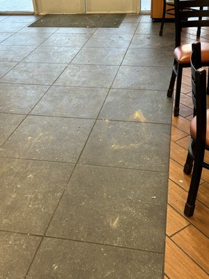 Floors weren't swept or mopped