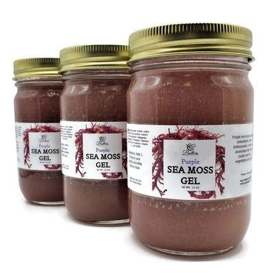 Purple sea moss gel.