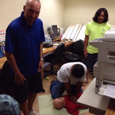 CPR hands on class