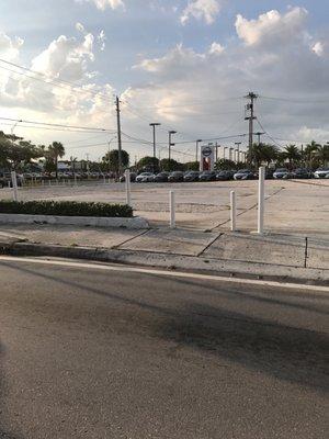 The gas station was torn down over a year ago.