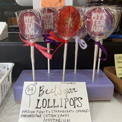 Deliciously healthy beet sugar lollipops