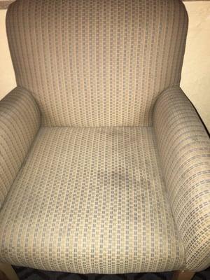 Stains on chair