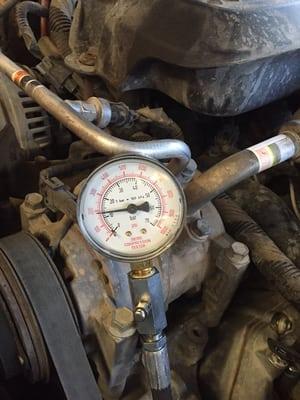 Diesel compression check