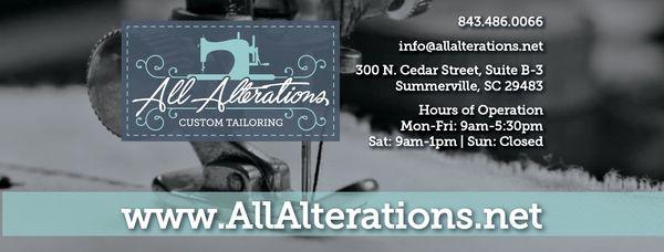 All Alterations Custom Tailoring of Summerville, South Carolina