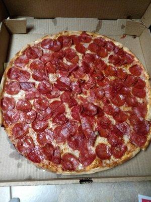 Cavanaugh Pizza Parlour has the best pizza in Fort Smith! Their Pepperoni pizza with lots of extra Pepperoni is our favorite.