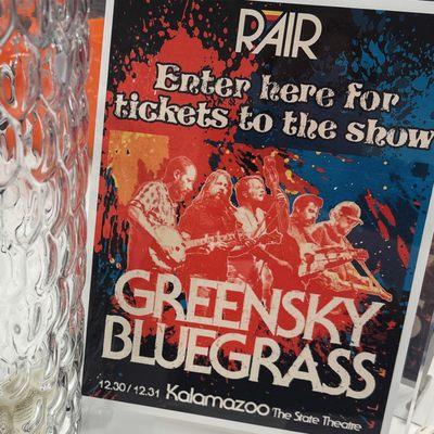 Stop into our Kalamazoo store for a chance to win tickets to the New Year's Eve, Greensky Bluegrass show at the Kalamazoo State Theatre.