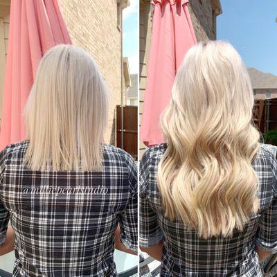 Nano Bead Hair Extensions | no tape, glue, heat, or weft