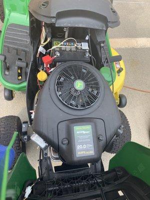 John Deer E120 for the hubby.