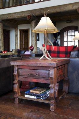 Beautiful Rustic Side Table