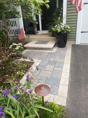 Scenic Landscape and Brick Paving