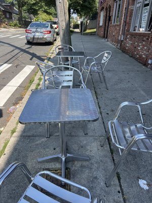 Outside seating