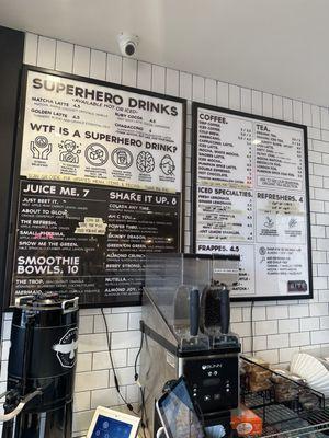 Posted menu