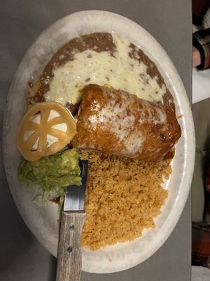 Chimichanga Dinner Plate