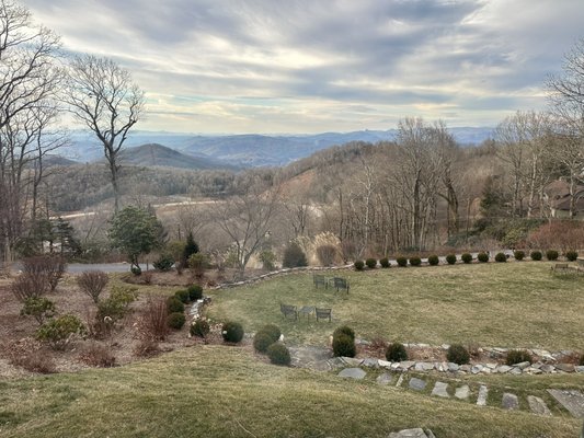 View from the dining room