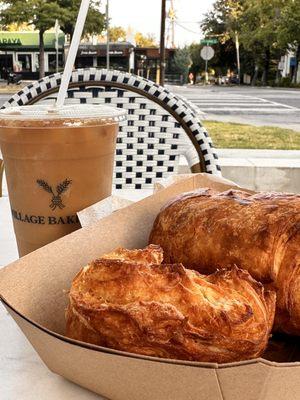 Bacon and cheddar croissant @ vanilla Kouign-Amann