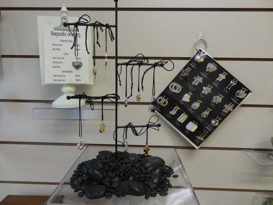 All Faith Cremation has a large selection of cremation jewelry to choose from.