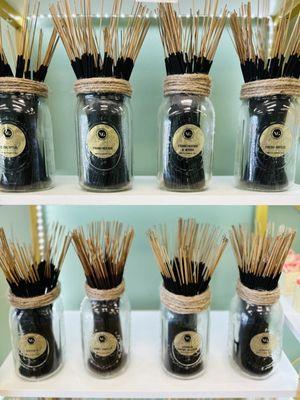 Try our Handmade 11" Incense sticks. 
40 Scents to choose from.