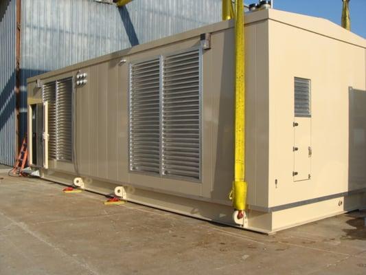 Setting a Generator at the VA Hospital in Muskogee, OK