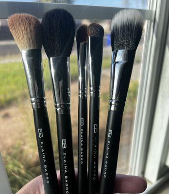 Elaina Brado Luxury Make Up Brushes are the Best!