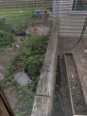 Deck railing broken and separated from my deck due to careless removal of my previous roof