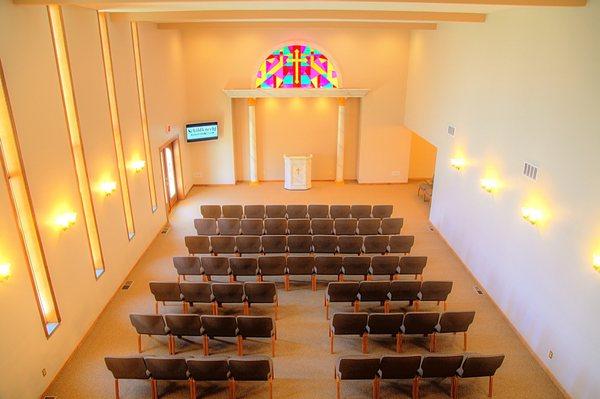 A view of our newly remodeled chapel from the balcony